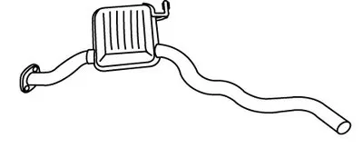 Средний глушитель выхлопных газов WALKER купить