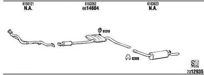 Система выпуска ОГ WALKER купить
