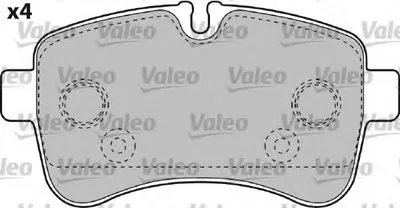 Комплект тормозных колодок, дисковый тормоз VALEO купить