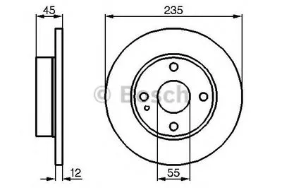 Тормозной диск BOSCH купить