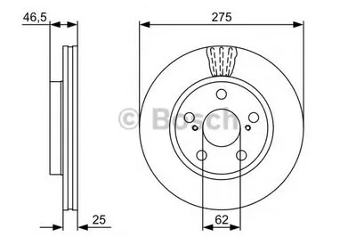 Тормозной диск BOSCH купить