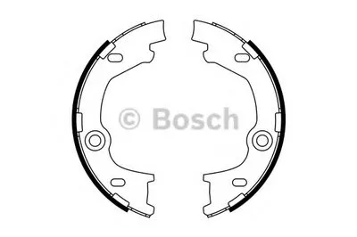 Комплект тормозных колодок, стояночная тормозная система BOSCH купить