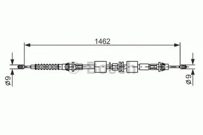 Трос, стояночная тормозная система BOSCH купить