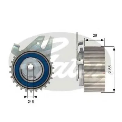 Натяжной ролик, ремень ГРМ PowerGrip® GATES купить