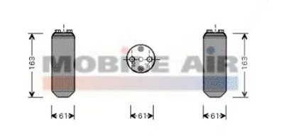 Осушитель, кондиционер VAN WEZEL купить