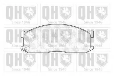 Комплект тормозных колодок, дисковый тормоз QUINTON HAZELL купить