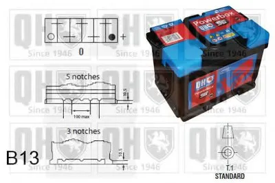 Стартерная аккумуляторная батарея PowerBox AGM QUINTON HAZELL купить