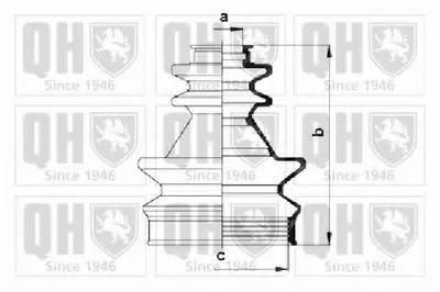 Комплект пылника, приводной вал QUINTON HAZELL купить