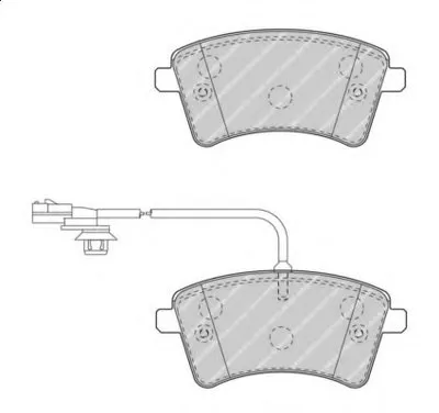 Комплект тормозных колодок, дисковый тормоз PREMIER FERODO купить