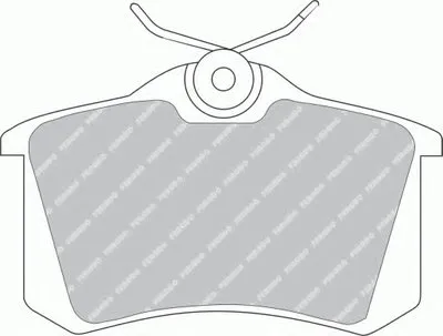 Комплект тормозных колодок, дисковый тормоз PREMIER FERODO купить