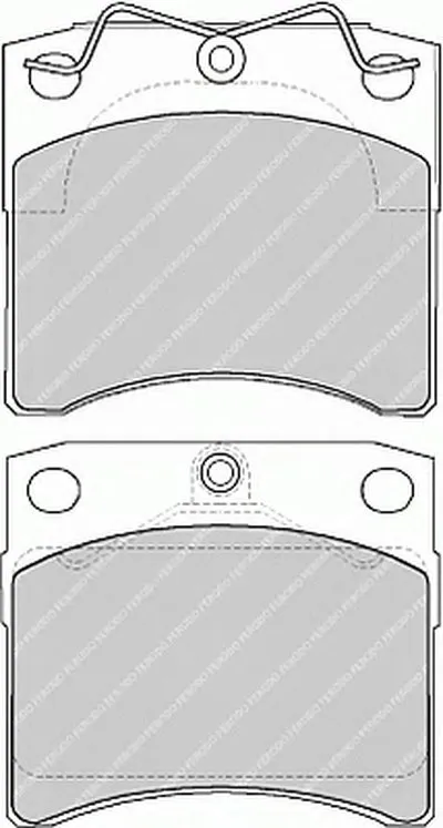 Комплект тормозных колодок, дисковый тормоз PREMIER FERODO купить