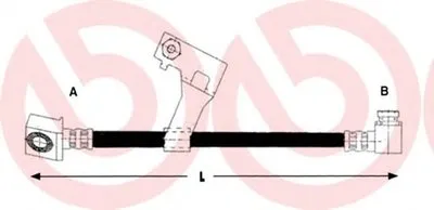 Тормозной шланг BREMBO купить