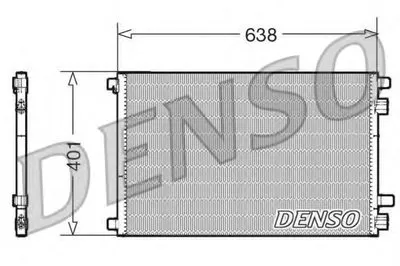 Конденсатор, кондиционер DENSO купить