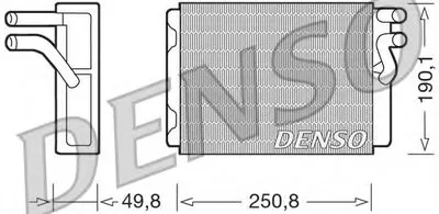 Теплообменник, отопление салона DENSO купить