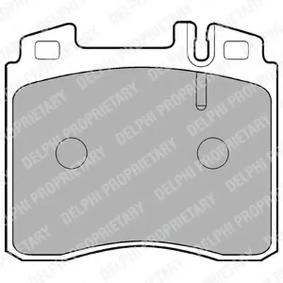 Комплект тормозных колодок, дисковый тормоз DELPHI купить