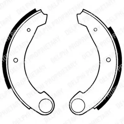 Комплект тормозных колодок DELPHI купить