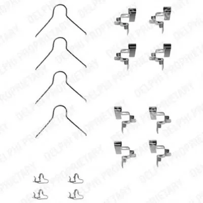 Комплектующие, колодки дискового тормоза DELPHI купить