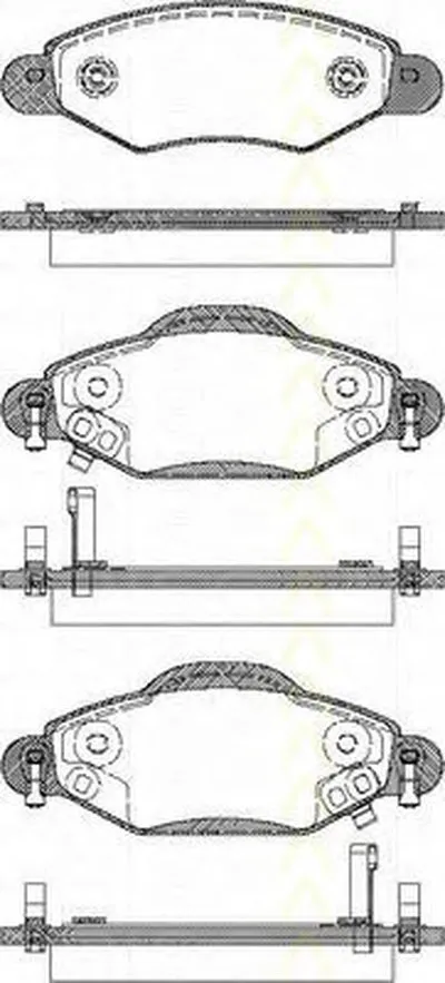 Комплект тормозных колодок, дисковый тормоз TRISCAN купить