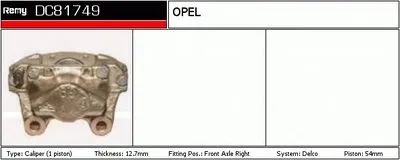 Тормозной суппорт Remanufactured REMY (Multiline) DELCO REMY купить