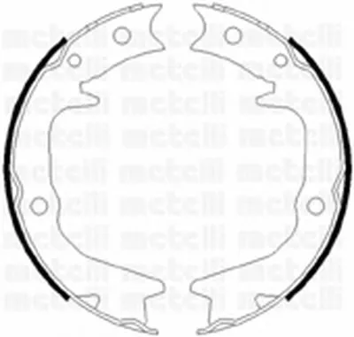 Комплект тормозных колодок, стояночная тормозная система METELLI купить