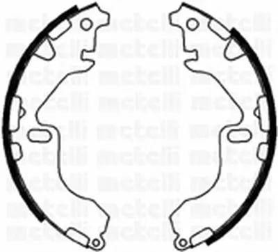 Комплект тормозных колодок METELLI купить