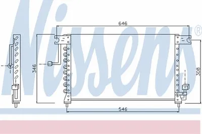 Конденсатор, кондиционер NISSENS купить