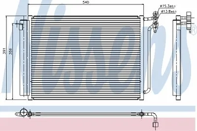 Конденсатор, кондиционер NISSENS купить