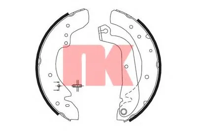 Комплект тормозных колодок NK купить
