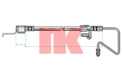 Тормозной шланг NK купить