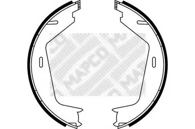 Комплект тормозных колодок MAPCO купить