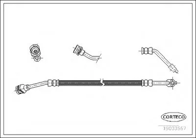 Тормозной шланг CORTECO купить