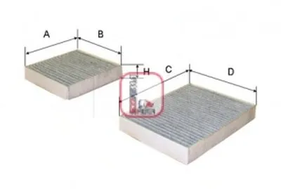 Фильтр, воздух во внутренном пространстве SOFIMA купить