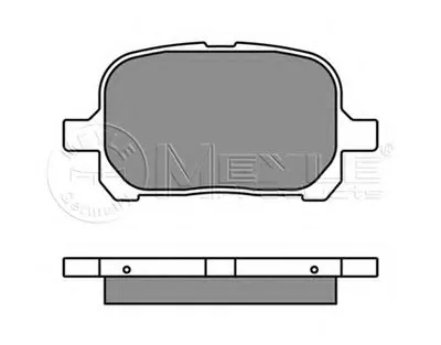 Комплект тормозных колодок, дисковый тормоз MEYLE купить