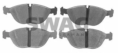 Комплект тормозных колодок, дисковый тормоз SWAG купить