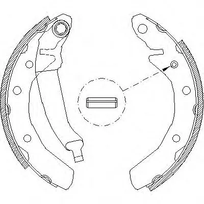 Комплект тормозных колодок REMSA купить