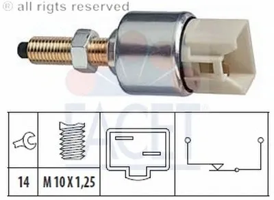 Выключатель фонаря сигнала торможения FACET купить