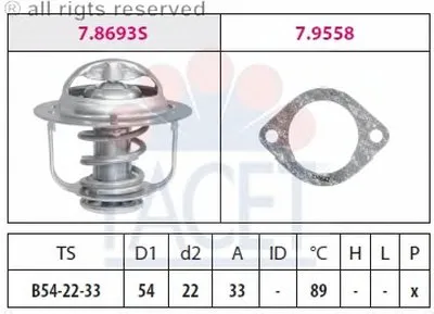 Термостат, охлаждающая жидкость FACET купить