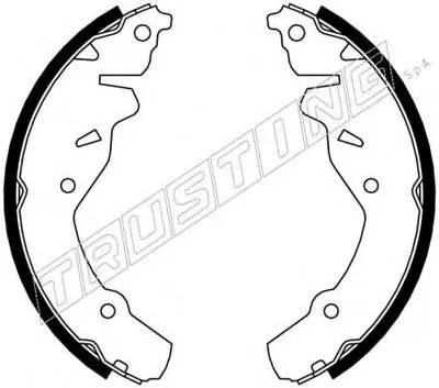 Комплект тормозных колодок TRUSTING купить