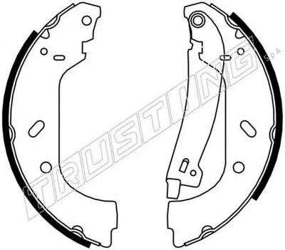 Комплект тормозных колодок TRUSTING купить