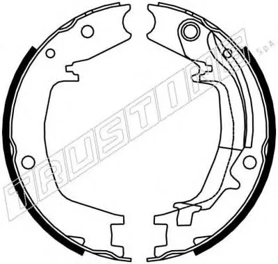 Комплект тормозных колодок, стояночная тормозная система TRUSTING купить