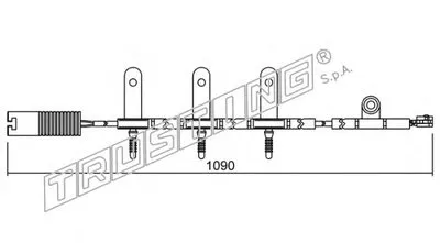 Сигнализатор, износ тормозных колодок TRUSTING купить