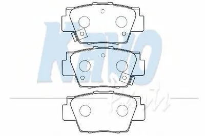 Комплект тормозных колодок, дисковый тормоз MK KASHIYAMA KAVO PARTS купить