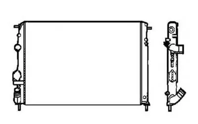 Радиатор, охлаждение двигателя NRF купить