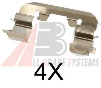 Комплектующие, колодки дискового тормоза A.B.S. купить