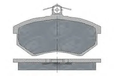 Комплект тормозных колодок, дисковый тормоз SCT Germany купить