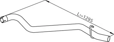 Труба выхлопного газа DINEX купить