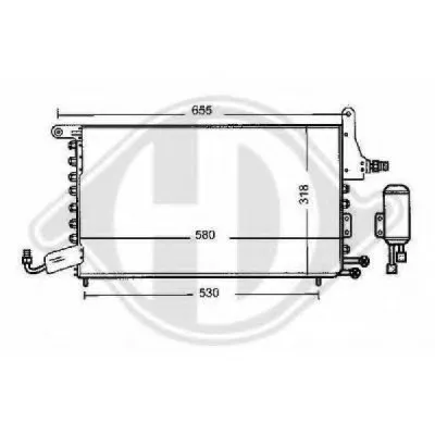 Конденсатор, кондиционер DIEDERICHS купить