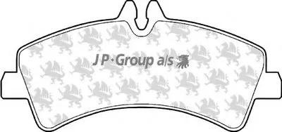 Комплект тормозных колодок, дисковый тормоз QH JP GROUP купить