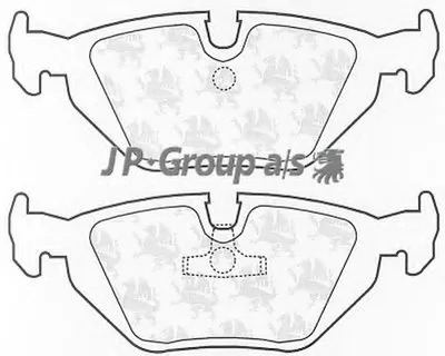 Комплект тормозных колодок, дисковый тормоз QH JP GROUP купить