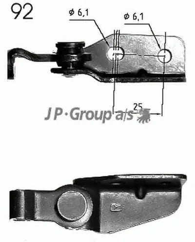 Газовая пружина, крышка багажник QH JP GROUP купить